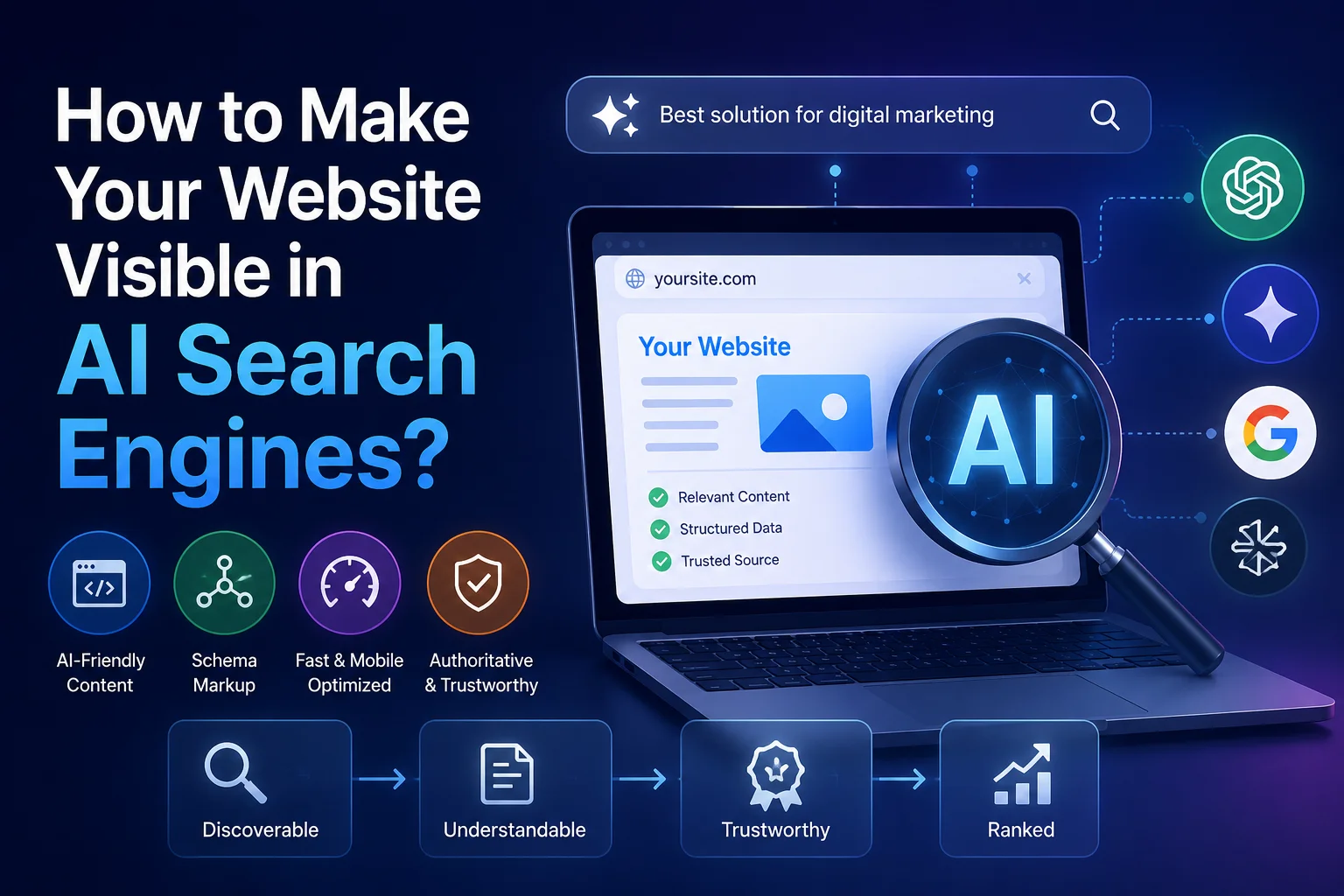 How to Make Your Website Visible in AI Search Engines?